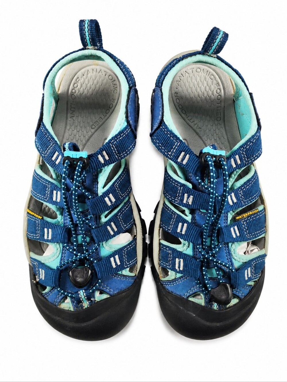 KEEN Newport H2 Women's 6 Waterproof Hiking Water Sandals Blue Aqua